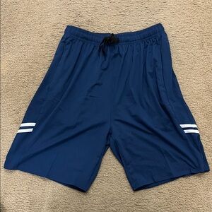 Men's Blue Athletic Shorts